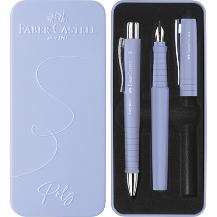 FABER-CASTELL Set de stylos POLY BALL/PEN, pale iris