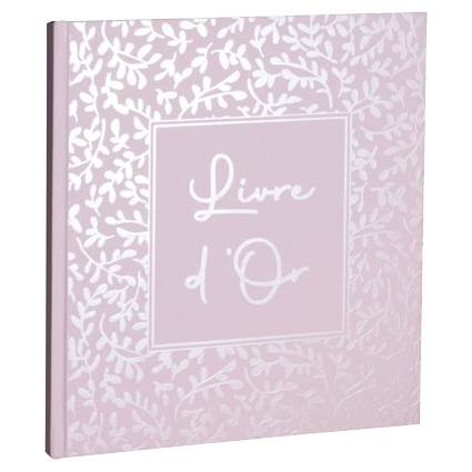 EXACOMPTA Livre d'Or AutentiK, 190 x 210 mm, rose candy