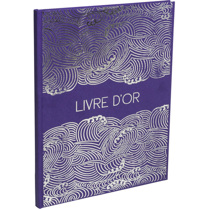 EXACOMPTA Livre d'Or Japan, 220 x 270 mm, violet