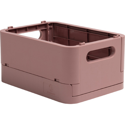 EXACOMPTA Bote de rangement Smart Case Mini, vieux rose