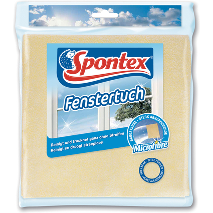 Spontex Chiffon microfibre pour fentre, jaune