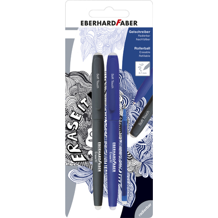 EBERHARD FABER Stylo encre gel Erase it!, KIT PROMO