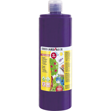 EBERHARD FABER Peinture au doigt EFA Color, violet pourpre