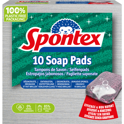 Spontex Tampon de savon, pack de 10