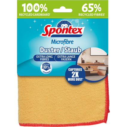 Spontex Chiffon microfibre  poussire, jaune