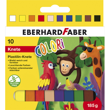 EBERHARD FABER Pte  modeler COLORI, tui carton de 10