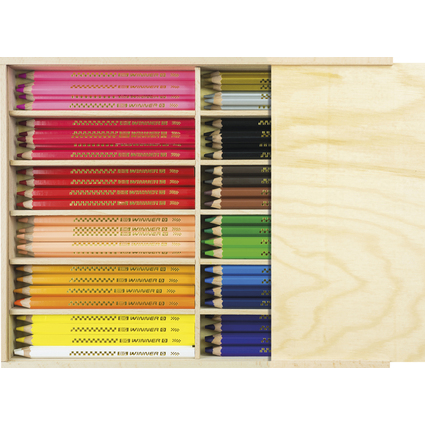 EBERHARD FABER Crayon de couleur BIG WINNER, bote de 96