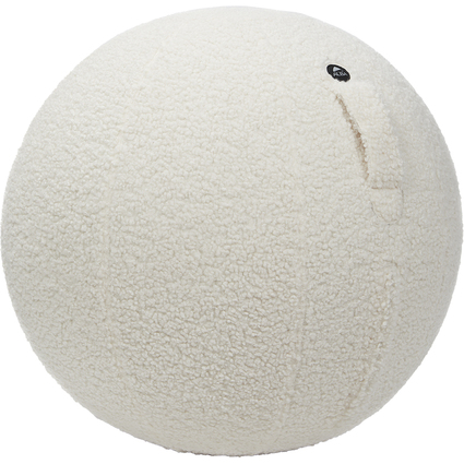 ALBA Ballon d'assise ergonomique MHBALL, tissu bloucl,blanc