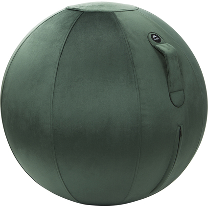 ALBA Ballon d'assise ergonomique MHBALL, velours, vert