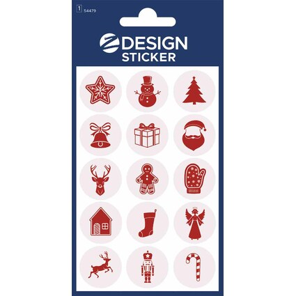 ZDesign Stickers de Nol "Dessins brillants"