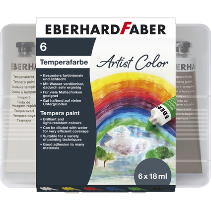 EBERHARD FABER Gouache Artist Color, tui de 6