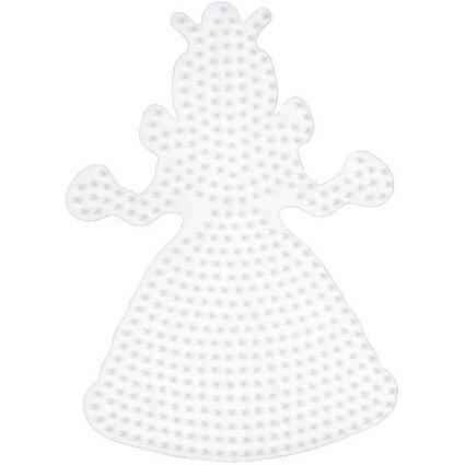 HAMA Plaque pour perles midi "princesse, reine", blanc