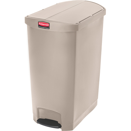 Rubbermaid Collecteur  pdale Slim Jim, 90 litres, beige