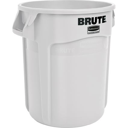 Rubbermaid Collecteur BRUTE 37,9 litres, en PP, blanc