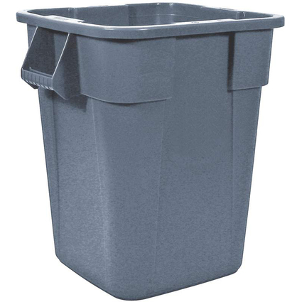 Rubbermaid Collecteur BRUTE 151,4 litres, carr, en PP, gris