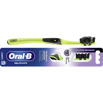 Oral-B Brosse  dents Pro-3D White Charbon actif 40, medium