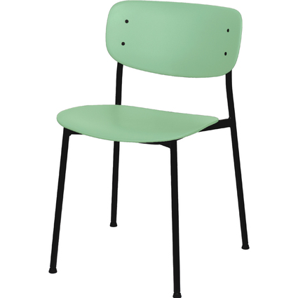 PAPERFLOW Chaise visiteur SOHO, set de 2, vert