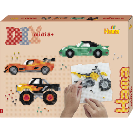 Hama Perles  repasser midi "Vhicules", coffret cadeau