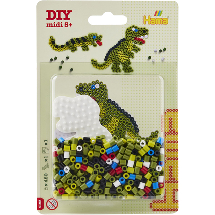 Hama Perles  repasser midi "Dinosaure", blister