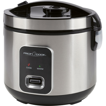 PROFI COOK Cuiseur 2 en 1 riz/vapeur PC-RK 1285, noir