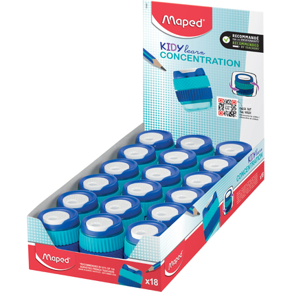 Maped Taille-crayons KIDY learn CONCENTRATION, prsentoir