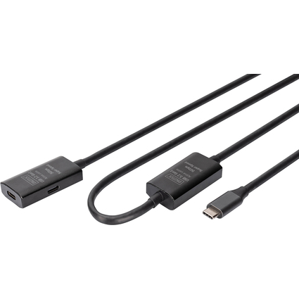 DIGITUS Cble de rallonge actif USB 3.2 Gen1, 10 m