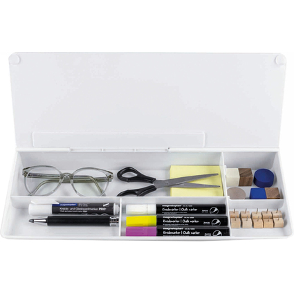 magnetoplan Organiseur de bureau Glasboard, blanc