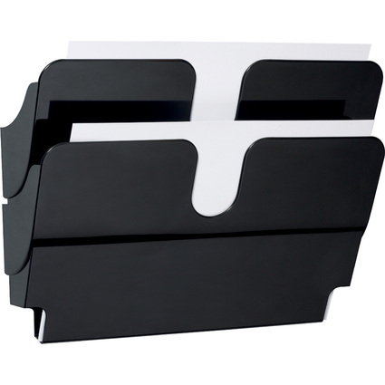 DURABLE Porte-brochures mural "FLEXIPLUS 2" magntique, A4