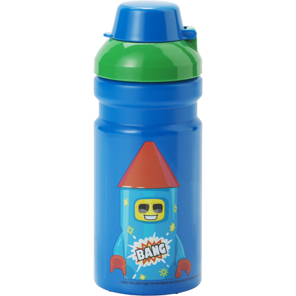 LEGO Gourde FIREWORK GUY, 390 ml, bleu