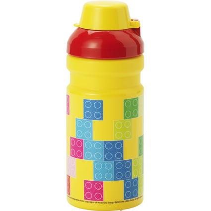 LEGO Gourde BRICK PATTERN, 390 ml, jaune