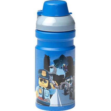 LEGO Gourde CITY, 390 ml, bleu