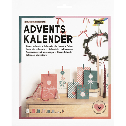 folia Calendrier de l'Avent BOWTIFUL CHRISTMAS, 72 pices