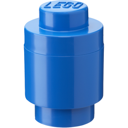 LEGO Brique de rangement STORAGE BRICK 1 ROUND, 950ml, bleu