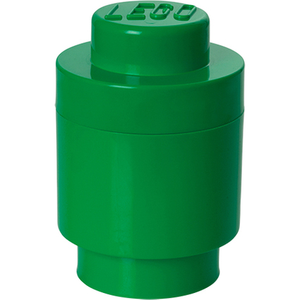 LEGO Brique de rangement STORAGE BRICK 1 ROUND, 950ml, vert