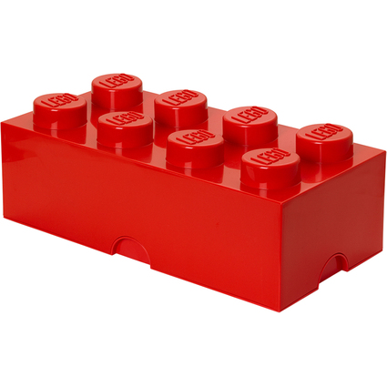 LEGO Brique de rangement STORAGE BRICK 8, 12 L, rouge