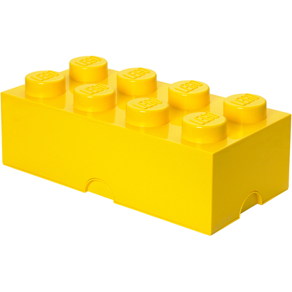 LEGO Brique de rangement STORAGE BRICK 8, 12 L, jaune