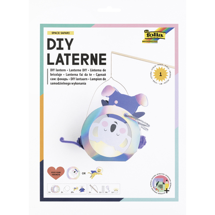 folia Kit de lanterne SPACE SAFARI, iris mtallis