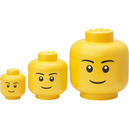 LEGO Set de botes en forme de tte STORAGE HEAD BOY