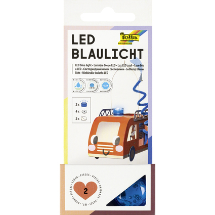 folia Gyrophare LED, incl. piles