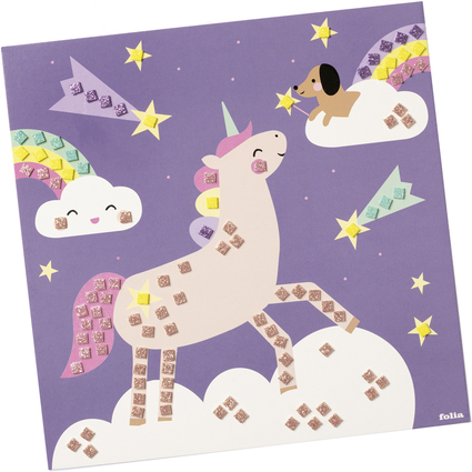 folia Mosaque en caoutchouc mousse "UNICORN", 301 pices