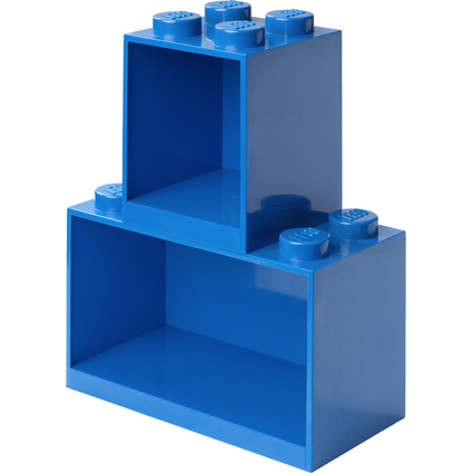LEGO Set d'tagres en forme de brique BRICK SHELF, bleu