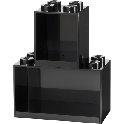 LEGO Set d'tagres en forme de brique BRICK SHELF, noir