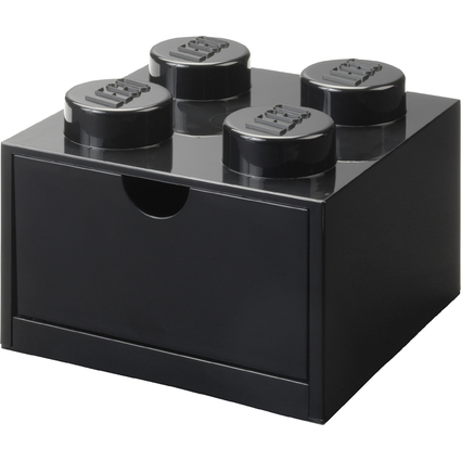 LEGO Brique tiroir DESK DRAWER 4, 1 tiroir, noir
