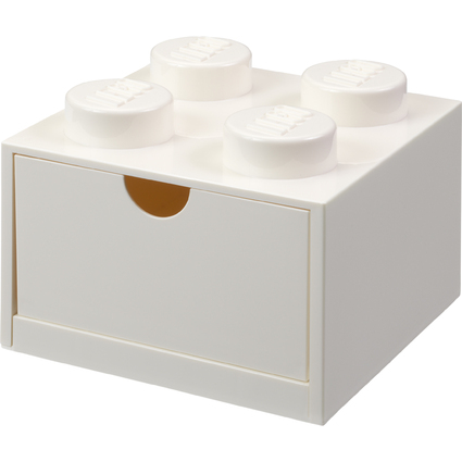 LEGO Brique tiroir DESK DRAWER 4, 1 tiroir, blanc