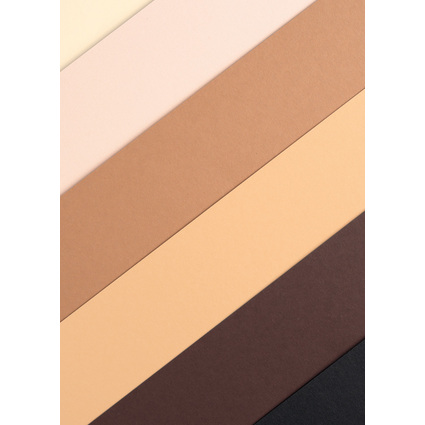 folia Papier de couleur "Shades of us", A4, 130 g/m2