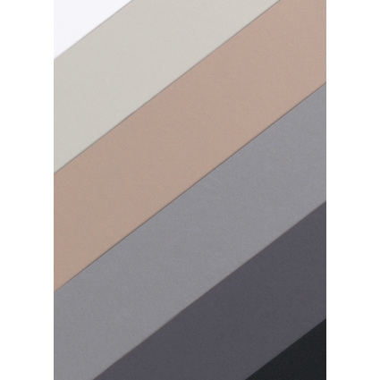 folia Papier de couleur "Shades of Grey", A4, 130 g/m2