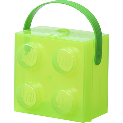 LEGO Bote  goter avec poigne, vert translucide