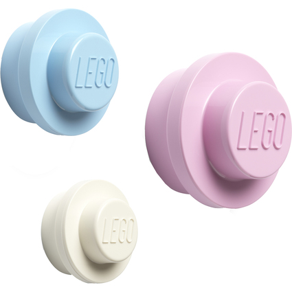 LEGO Jeu de patres WALL HANGER SET, blanc/bleu/rose