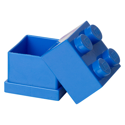 LEGO Bote  snack MINI BOX 4, 60 ml, bleu