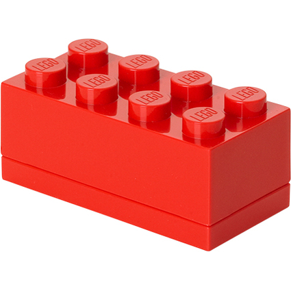 LEGO Bote  snack MINI BOX 8, 110 ml, rouge